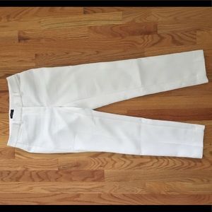 WHBM slim ankle. White detailing. Size 0